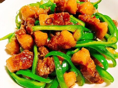 オリジナルタイ中華✦カリカリ豚の青椒肉絲風✦